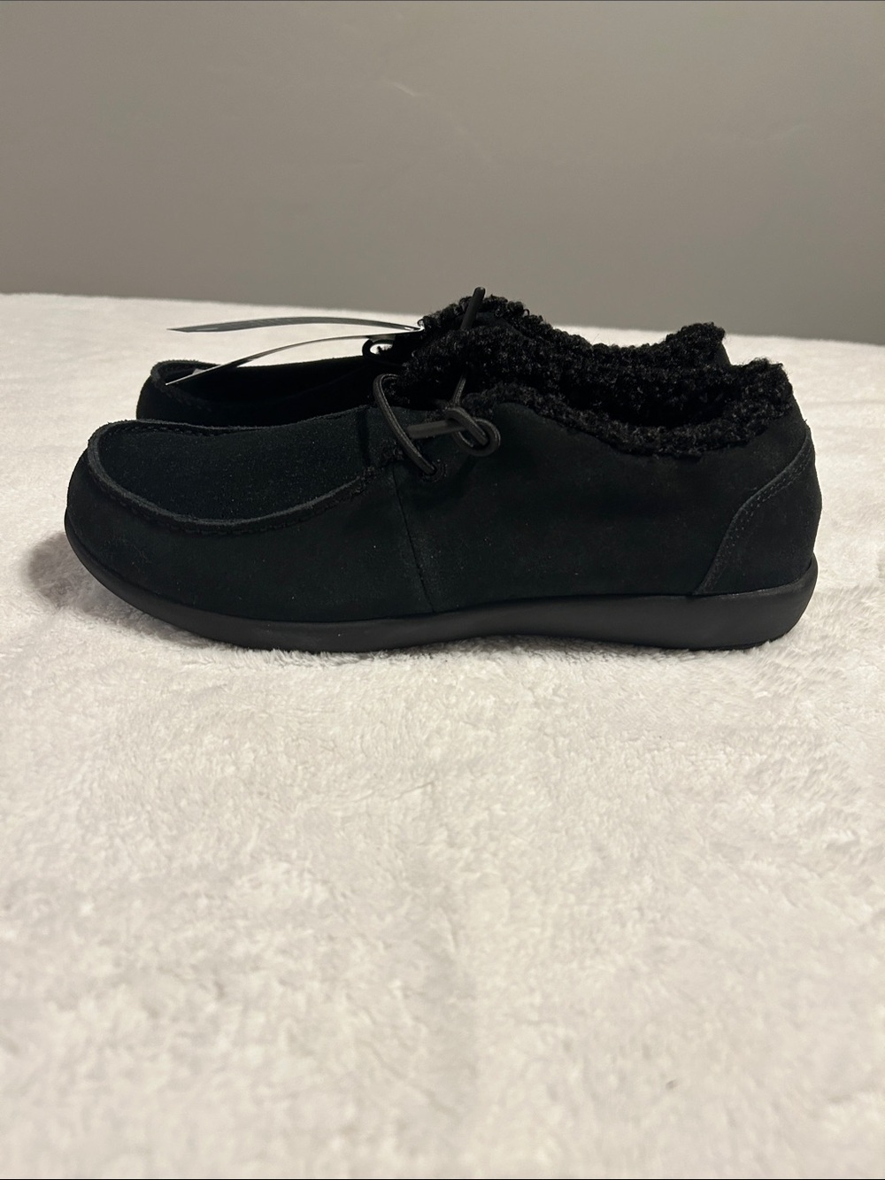 REVITALIGN Black Sherpa-Lined Casual Slip-Ons men Size 8D - Picture 5 of 9